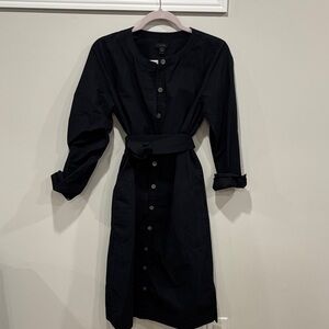 J. Crew TALL Black Long Sleeve Dress